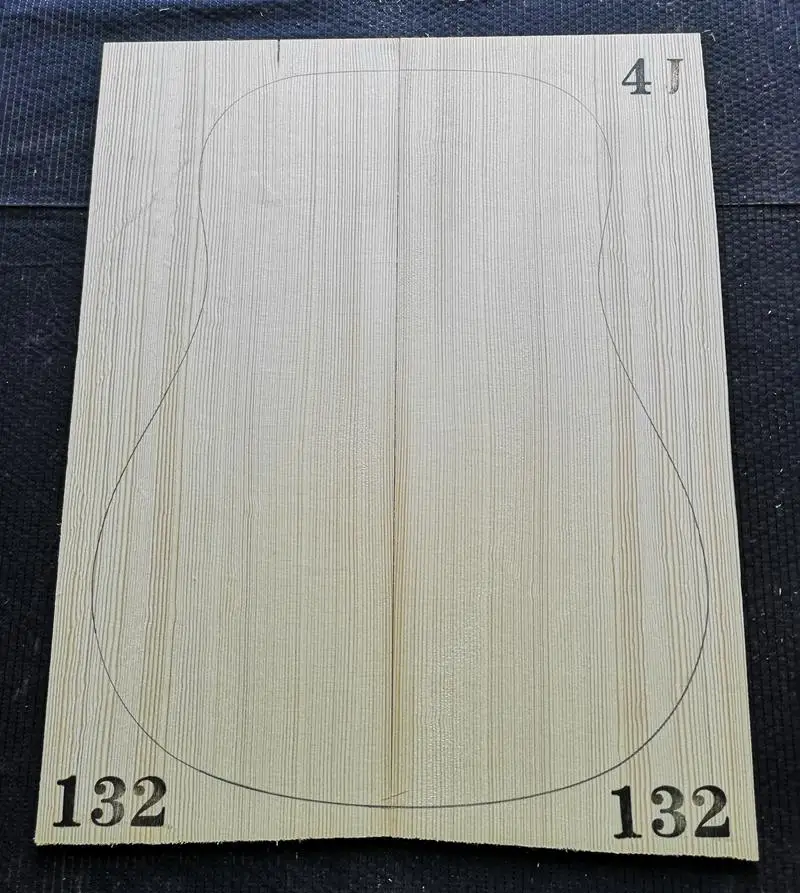 GERSP-4J132 4# класс Picea Abies Alps ель гитара из твердой древесины топ 41 дюймов DIY деревянная гитарная панель ручной работы материал для изготовления гитар 4,5*215*5 - Цвет: GERSP-4J132