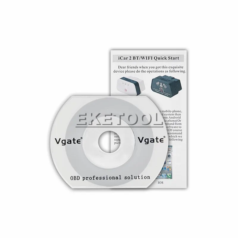 Vgate iCar2 Bluetooth для Android Torque/Windows ELM327 OBD OBD2 профессиональное решение подходит