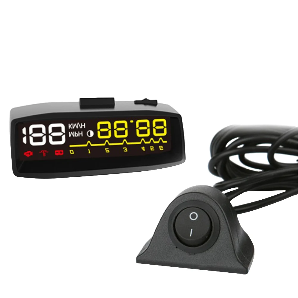 ГОРЯЧАЯ АВТО HUD Дисплей вверх OBD II EOBD Авто Цифровой Автомобильный спидометр для Audi