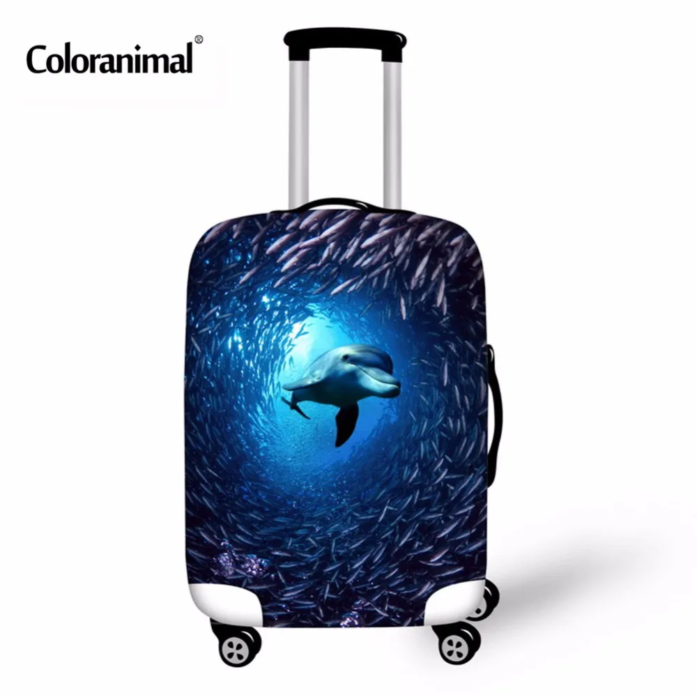 Coloranimal Тропические рыбы Чемодан Защитная крышка для 18 30 дюймов чемодан