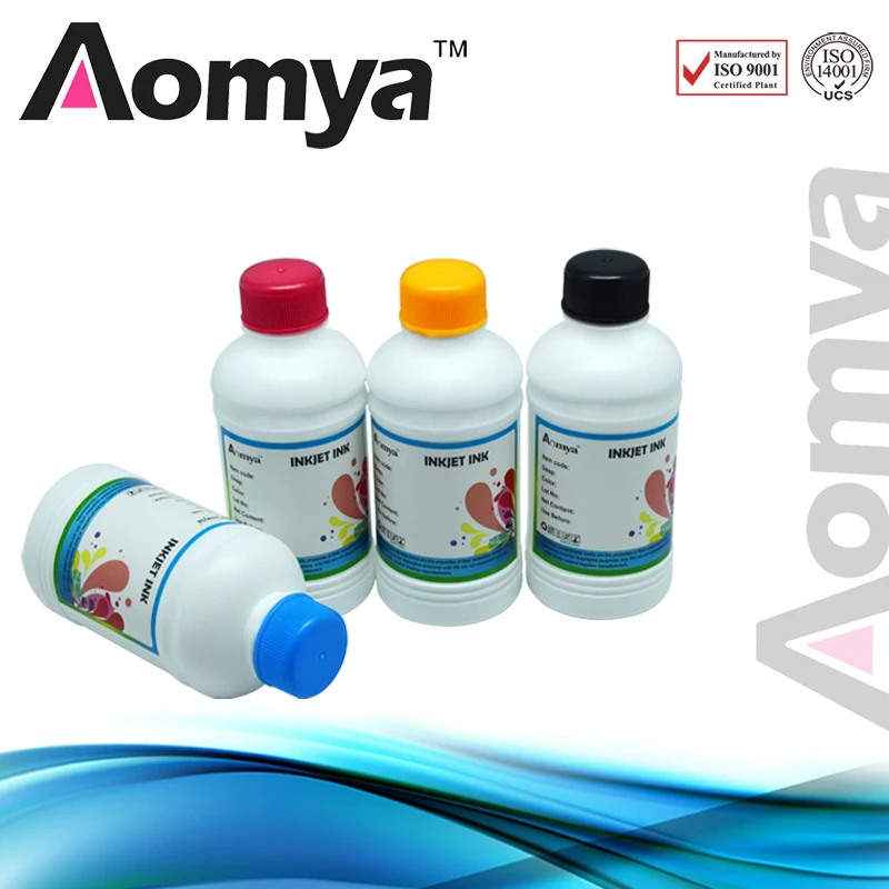 Aomya 4x250 мл чернила для цифровой печати по ткани Epson R280 R290 R330 L800 L801 L805 L1800 1390 1400 1410 R1800