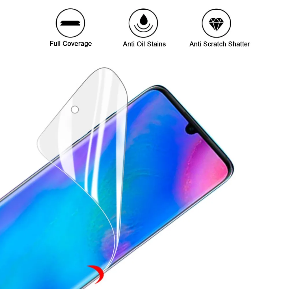 2 шт. передняя и задняя 9D мягкая Гидрогелевая пленка из ТПУ для Samsung Galaxy A70 A60 A50 A40 A30