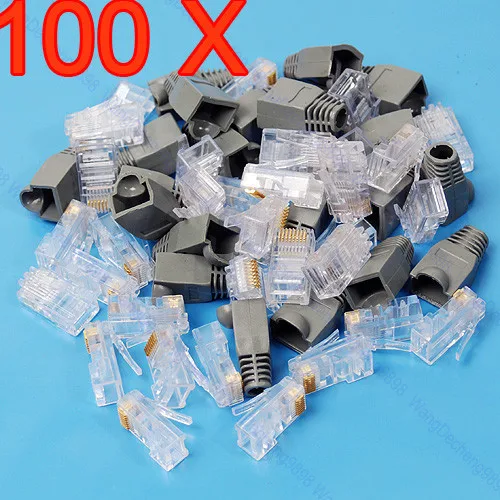 Соединительная крышка 25x100 x разъем RJ45 Cat5 CAT5E CAT6 Модульный Штекер соединительная