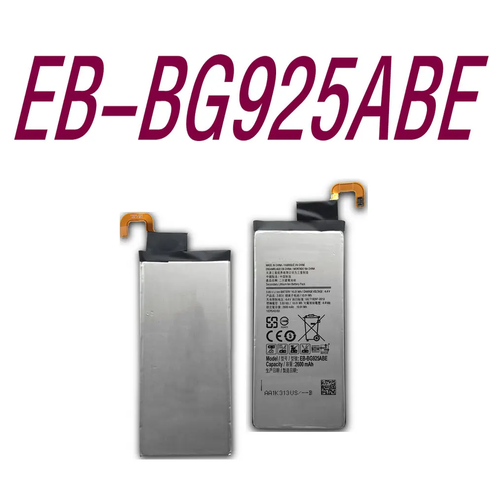 2600 мА/ч EB BG925ABE для Samsung Galaxy S6 Edge G9250 G925F G925FQ G925S S6Edge G925A G925V высокого качества Замена