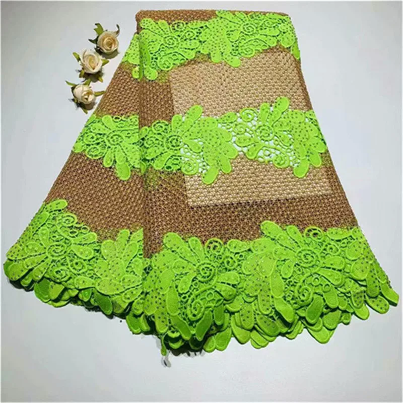 African Lace fabric Hot Sell Mesh 2019 New Arrival Orange Color Cord Guipure Fabrics | Дом и сад