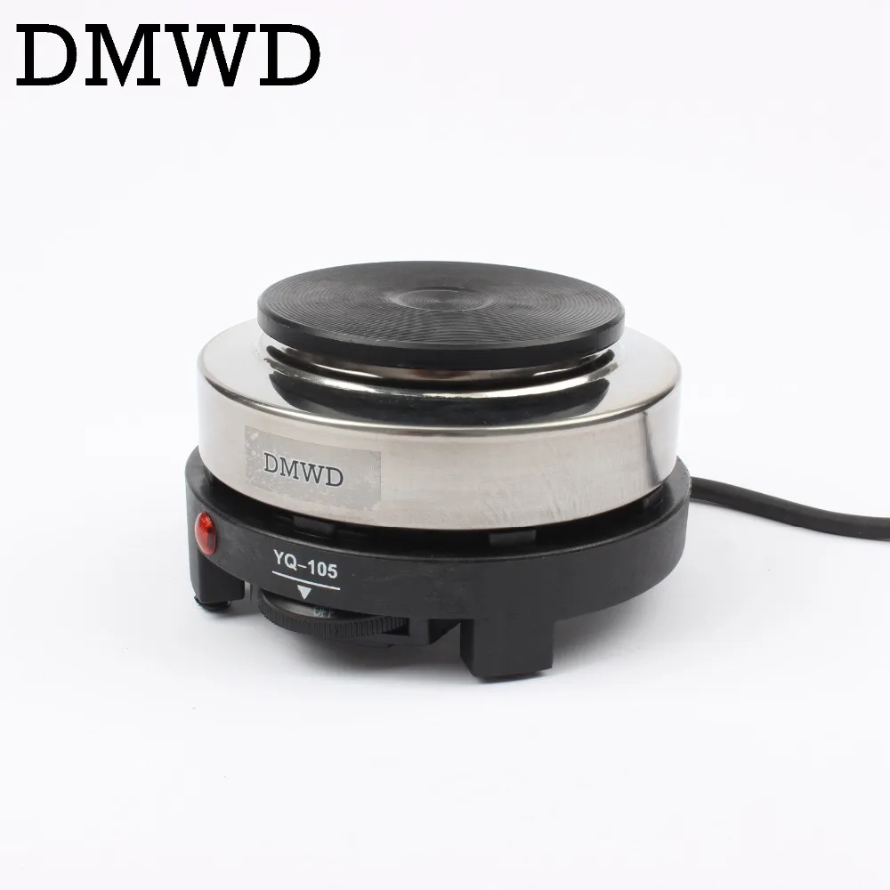 DMWD Мини электрическая Moka плита, духовка, плита, многофункциональный нагреватель кофе, мокко нагревательная плита для воды, кафе, молочная горелка, 500 Вт, ЕС, США