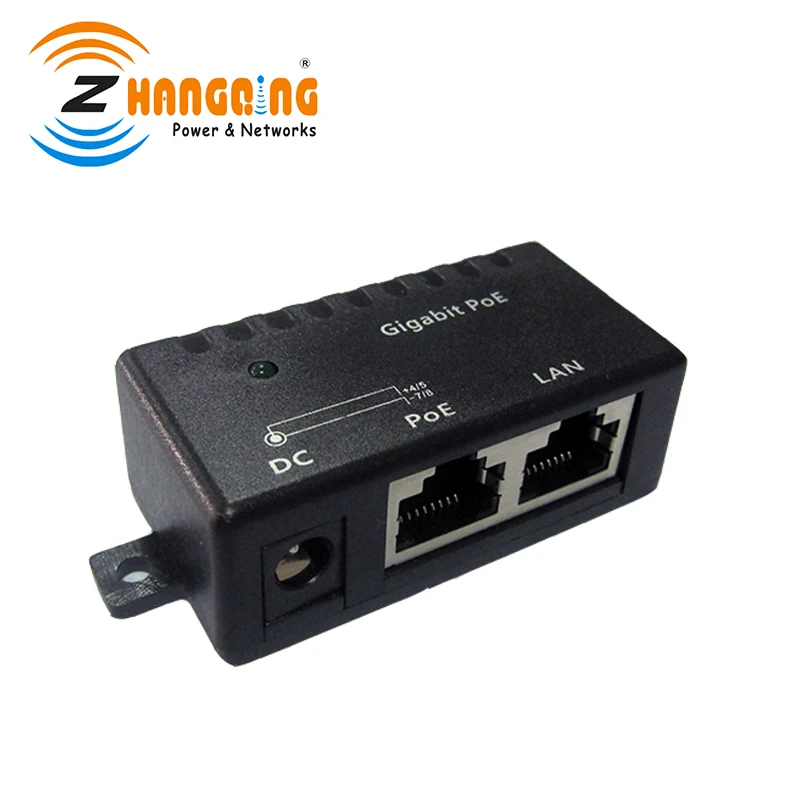 Безопасность PoE патч панель гигабитный инжектор настенный сетевой для ip камеры|poe