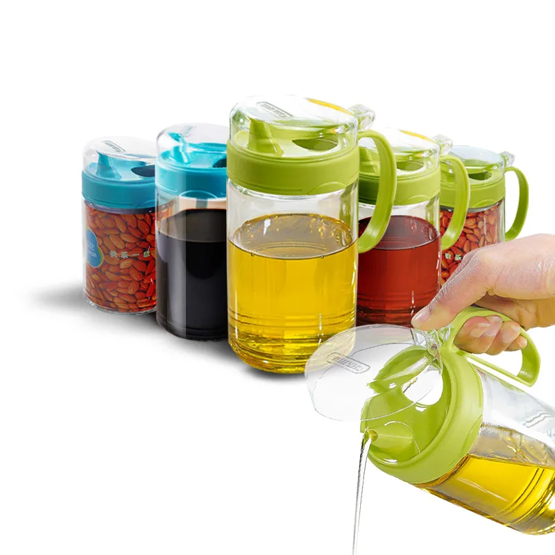Cooking Oil Seal Leakproof Storage Glass Bottle Leak Proof Kitchen Supplies Tank Soy Sauce Vinegar Kettle Vinegar|Бутылки и банки для