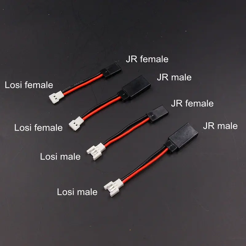 2-контактный разъем JR Futaba для Losi 51005 гнездовой адаптер свинцовый конвертер 5 см