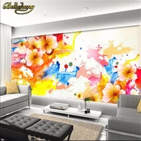 beibehang 3d flooring mural wallpaper decor picture backdrop pumping line hand painted art restaurant wall paper roll painting