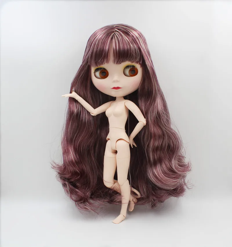 Кукла Blygirl Blyth смешанная с красочными челками и кудрявыми волосами кукла новым