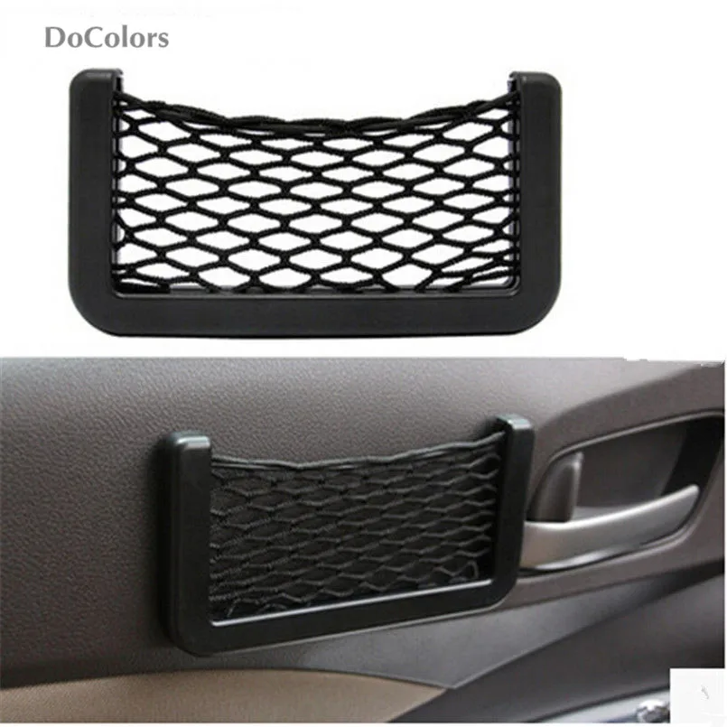 

DoColors Car Storage Organizer Net Bag Case For Kia Mohave OPTIMA Ceed Carens Borrego CADENZA SHUMA