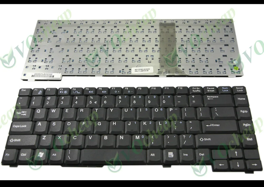 

New Laptop keyboard for Fujitsu Amilo A1630 D1840 D1840W D1845, , Uniwill UN251S1/C1, Targa Visionary XP Black US - K010727E3
