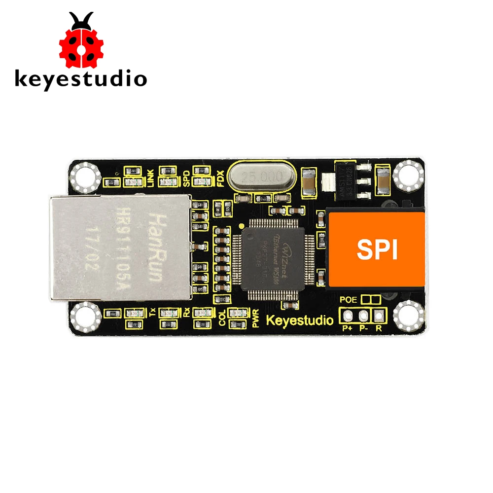 Сетевой модуль Keyestudio EASY plug W5100 Ethernet для Arduino STEAM|Аксессуары демонстрационных