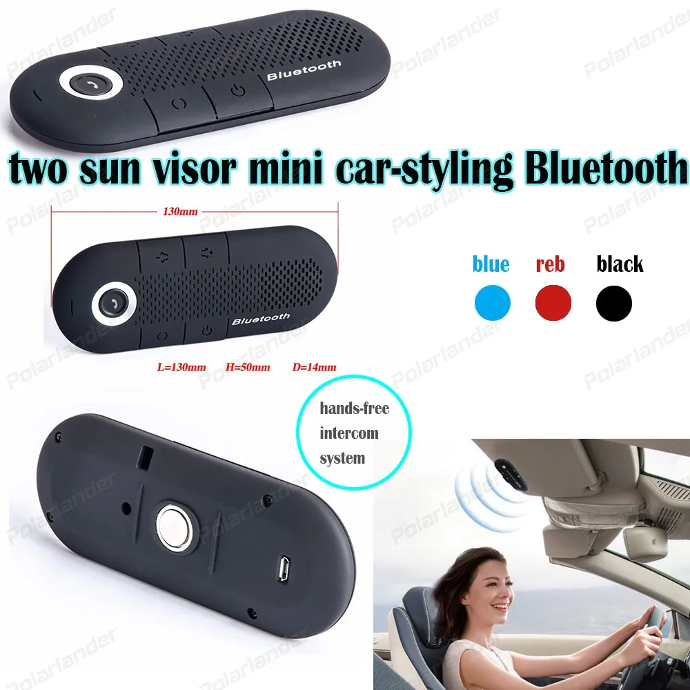 Система hands free intercom с двумя солнцезащитными козырьками Новый Bluetooth