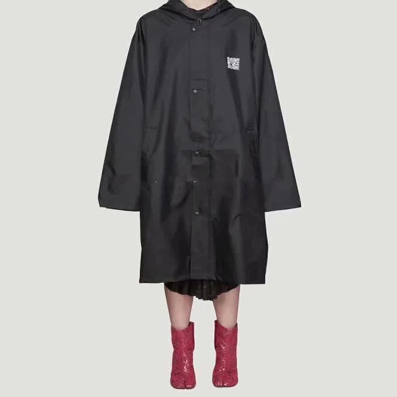 Vetements черная Солнцезащитная одежда Мужская и Женская свободная модная куртка с