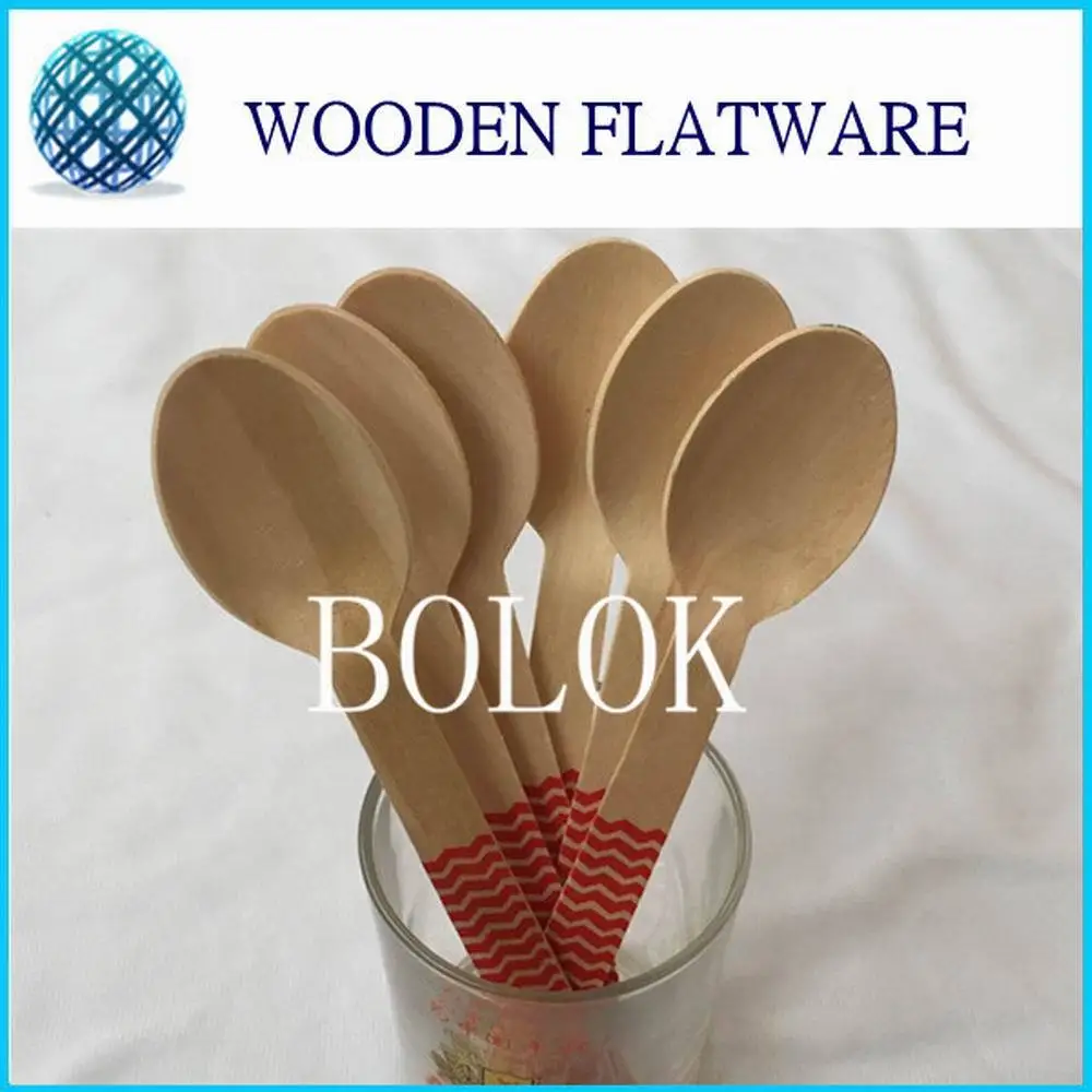 Billig 5000 Teile/los 14 CM Farbe Einweg Holz Handbemalt Löffel Besteck Camping Party Kuchen Decoation Hochzeit Lebensmittel Joghurt Birke