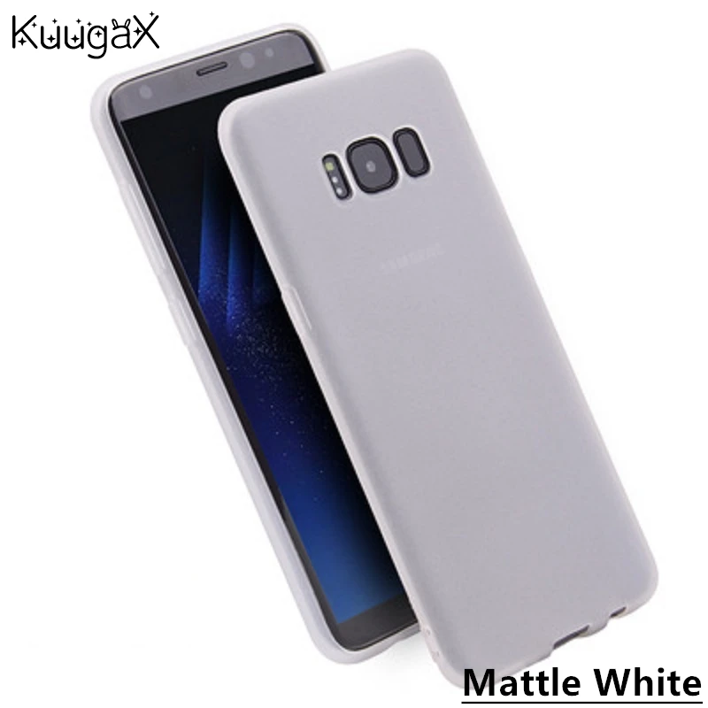 KuugaX матовый чехол для Samsung Galaxy A3 A5 A7 J7 J5 J3 Eu J2 Prime S6 S7 Edge S8 S9 Plus Note8 C5 C9 Pro Мягкий