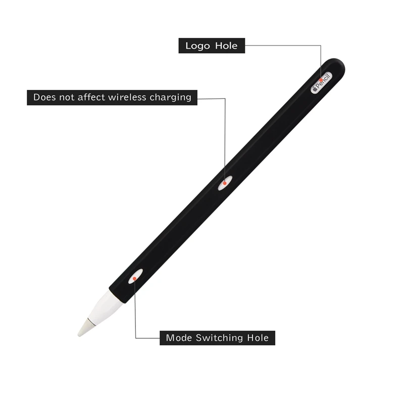 Чехол Teyomi для Apple Pencil 2 с наконечниками мягкий силиконовый чехол 2-го поколения iPad |
