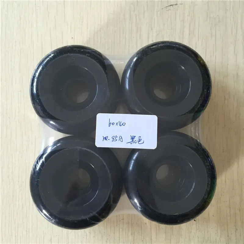 60mm 40mm 85A 70-83 мм Пустой лонгборд колеса 4 шт./компл. мульти Размеры колеса скейтборда LONGBOARD STREET Колеса Мягкие колеса для скорость cuirser - Цвет: 60mm 40mm 85A