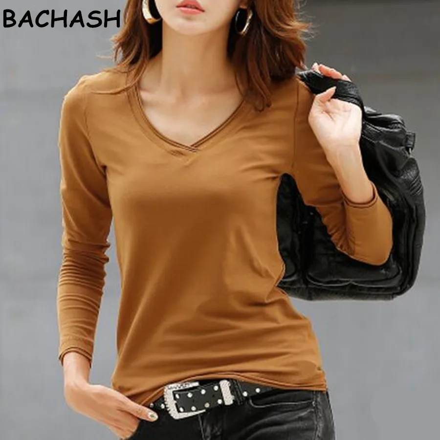 Женские толстовки с длинным рукавом BACHASH хлопковые в Корейском стиле