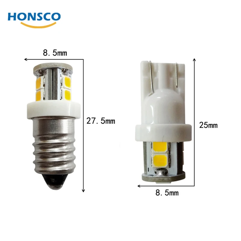 2 шт. светодиодные лампы T10 194 168 W5W 6 в 7 2835 SMD LED s|Сигнальная лампа| |