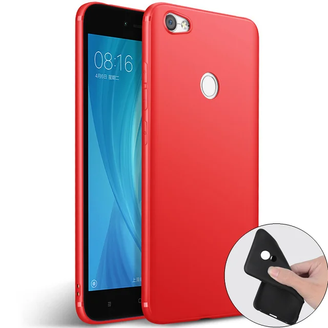Ультра тонкий матовый Силиконовый чехол для телефона Xiaomi Redmi 5 плюс 4A Примечание 3