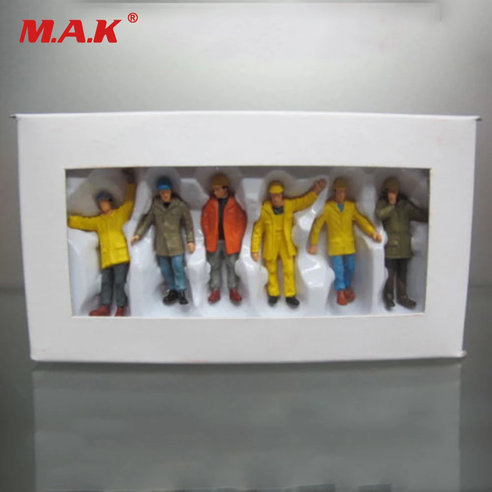 Игрушки подарок для детей масштаб 6 шт./компл. 1/50 аксессуары сцены красочный набор