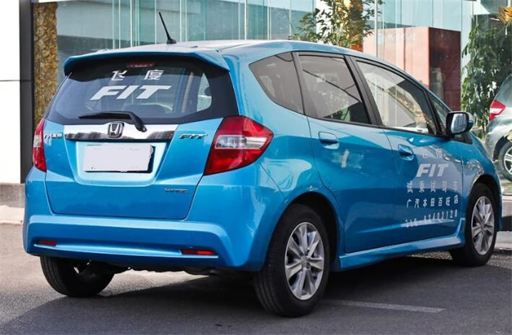 Спойлер для Honda Jazz Fit высококачественный спойлер из АБС материала заднего крыла
