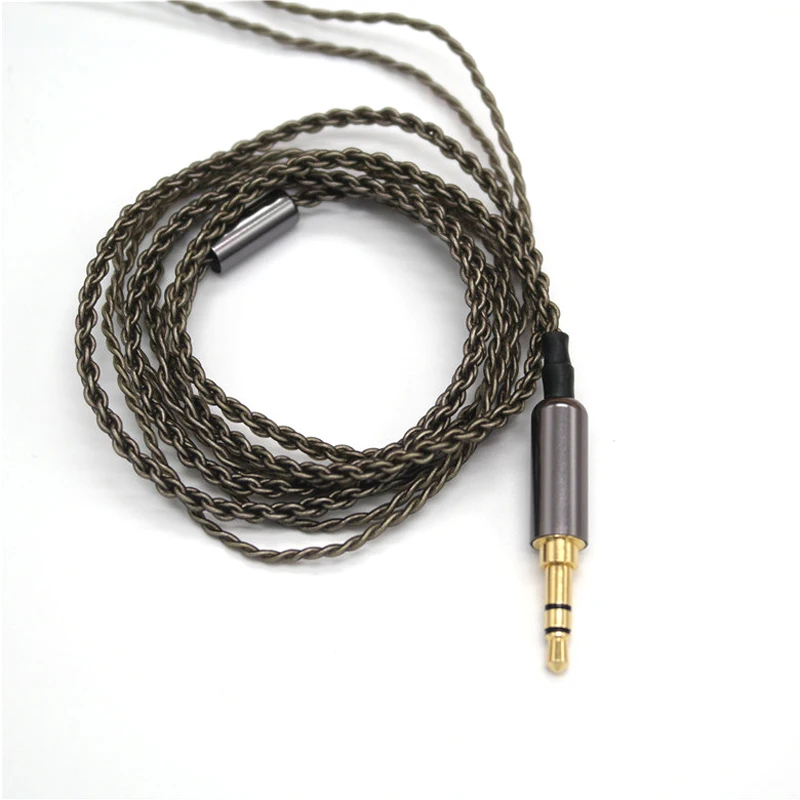 DIY MMCX интерфейс DD динамические HIFI наушники вкладыши посеребренные Mmcx кабель для