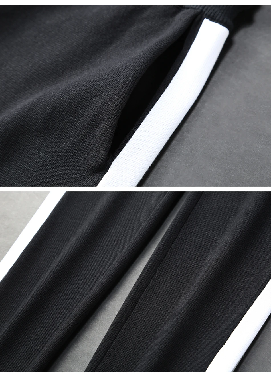 JSBD men's luxury color design new spring and autumn o-neck men's sweatshirt fashion 2 pieces(sweatshirt+ pants) sportswe
