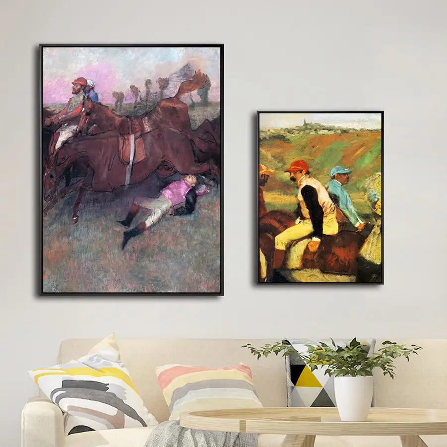 Home Decoration Print Canvas Art Wall Pictures for Living Room Oil Unframed Drawings Poster Paitings French In the coffee shop | Дом и сад