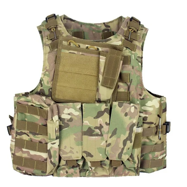 Быстросъемный военный модульный тактический жилет CIRAS Molle армейский для
