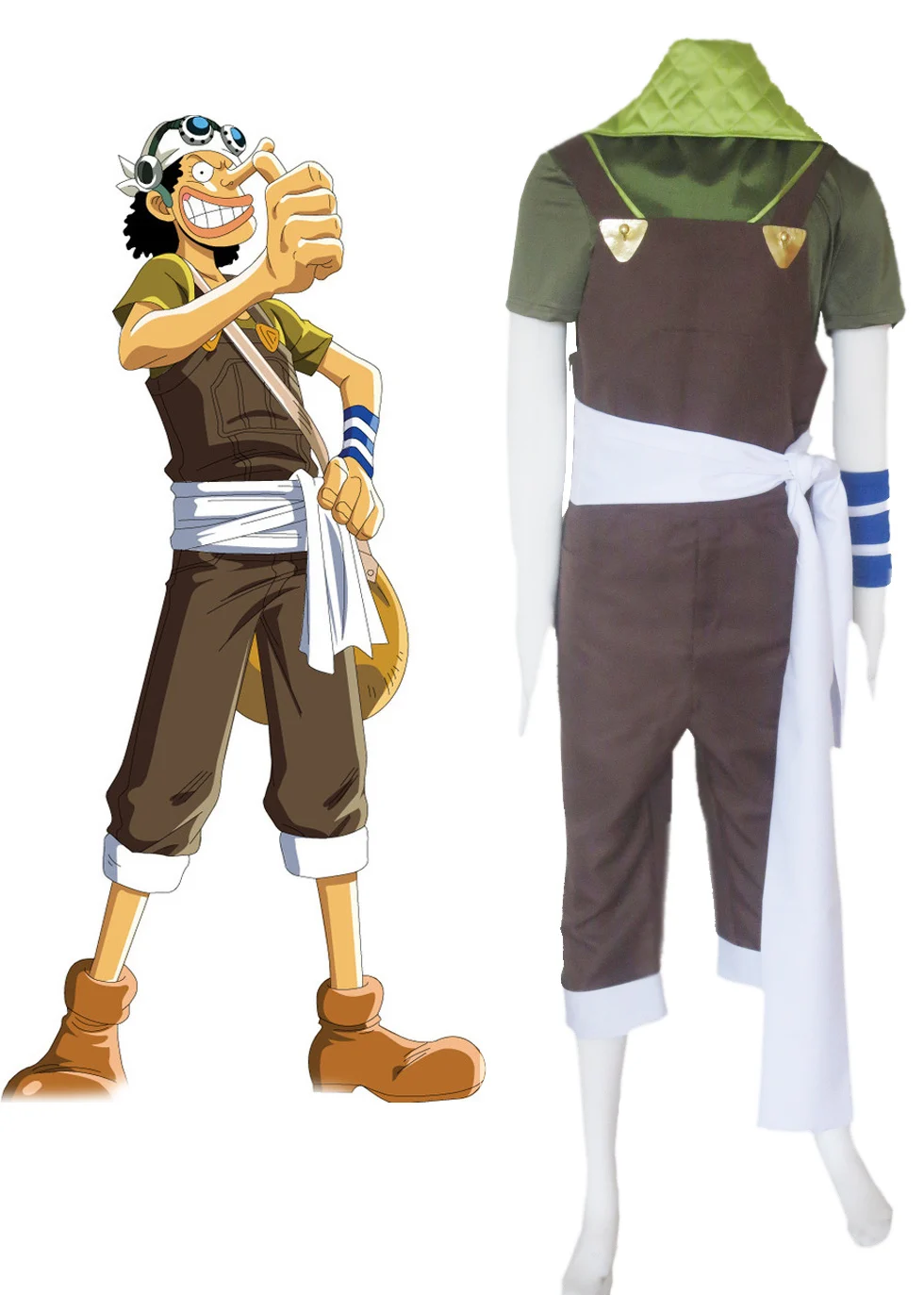 Один костюм для косплея Король снайпера Usopp два года назад|cosplay costume|costume cosplayone piece