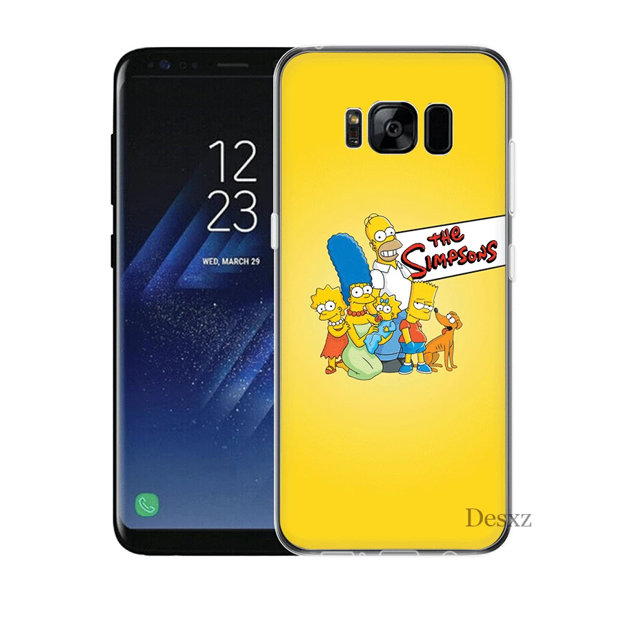 Чехол для мобильного телефона Симпсоны Samsung Galaxy J1 J2 J3 J5 J7 J6 Prime жесткий чехол |