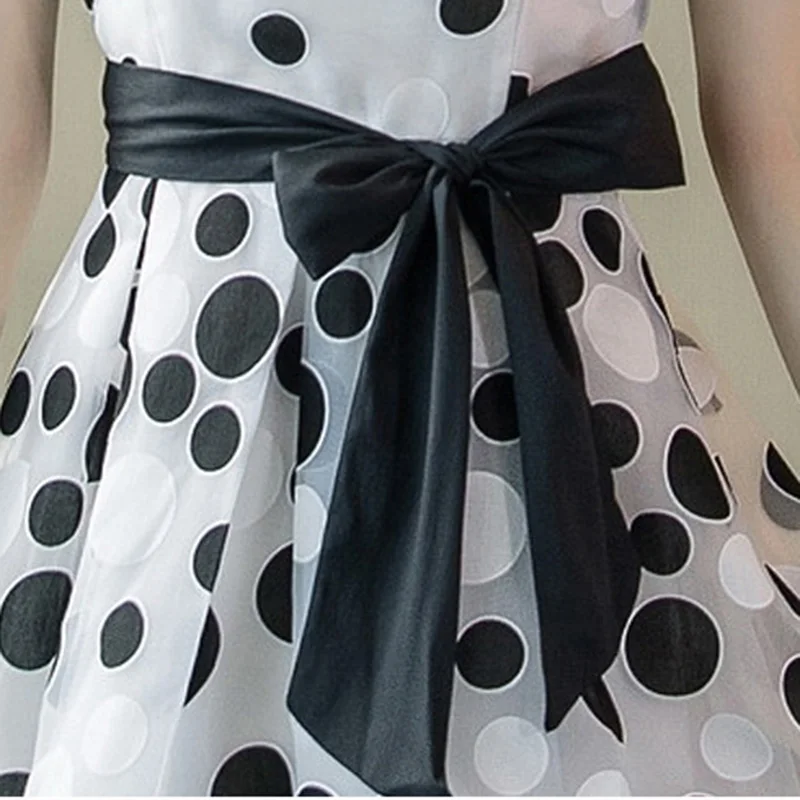 

Women casual dress 2019 Spring Summer popular Dot vestidos for female Women Square collor A-line Polka dot dress
