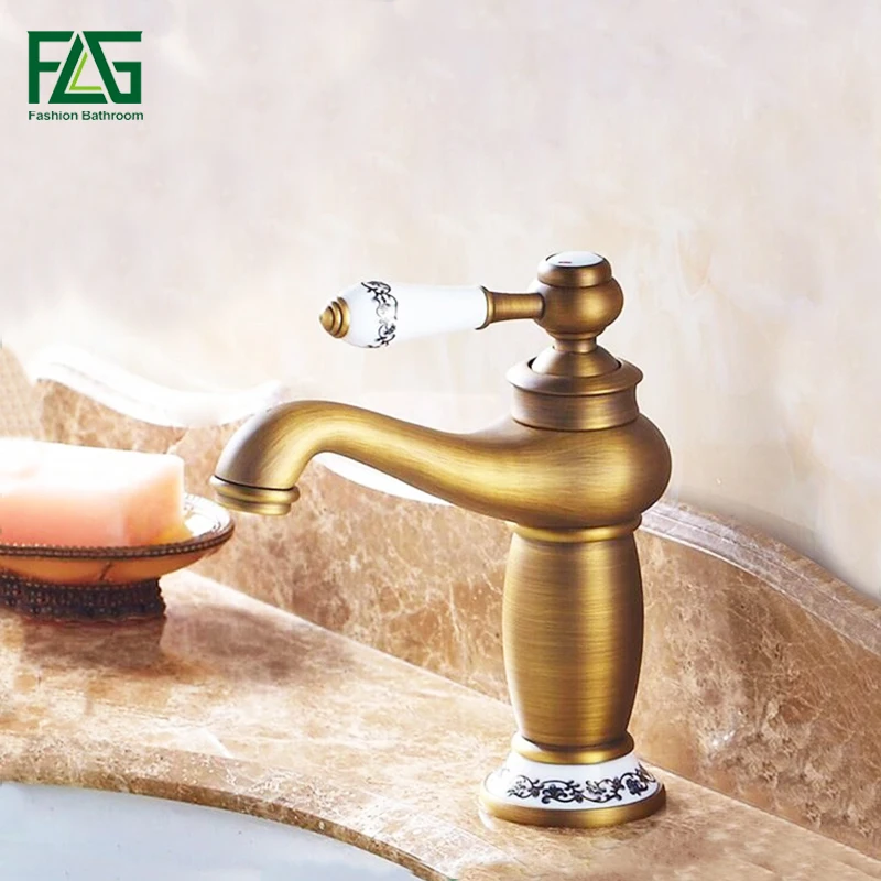 

FLG Basin Sink Faucet Water Mixer Water Tap Toneir Bath Faucet Brass Bathroom Mixer Tap Wash Basin Mixer Taps Bathroom Toneira