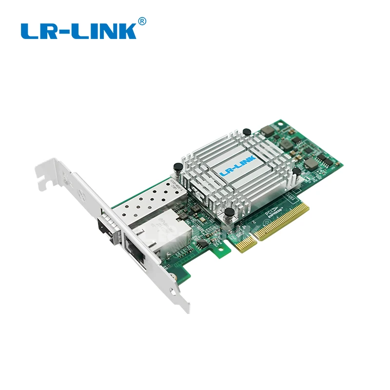 LR-LINK 4001PT-PF зарядное устройство с двумя портами 10 Гб Ethernet PCI-E волоконно-оптический сетевой карты для программирования в производственных условиях+, RJ45, оптоволоконный медиа-конвертер три-в-одном комбинация
