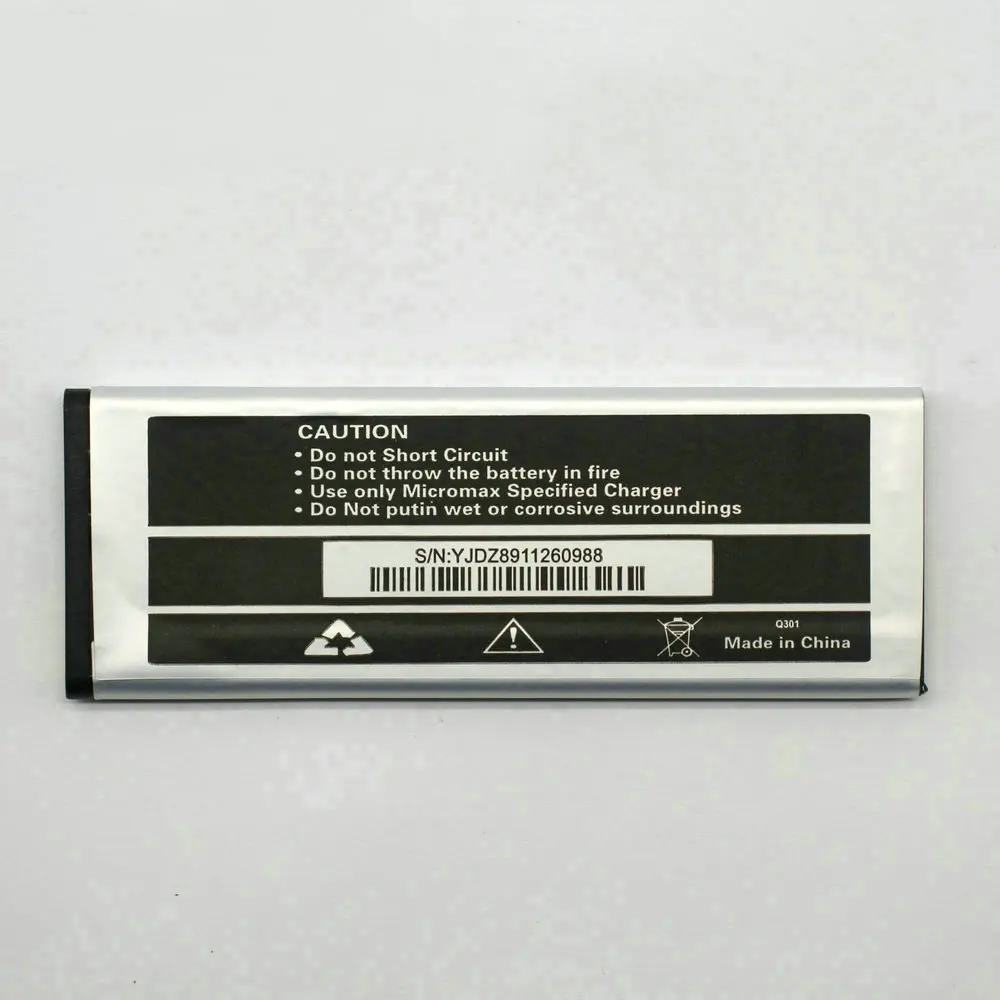 Новый высококачественный аккумулятор 100% мАч для телефона Micromax Q301 1800|battery for|battery for