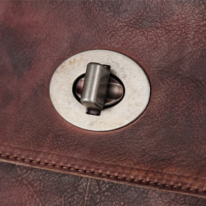 MANJH women genuine leather shoulder bag crossbody brown leather hand bag fashionable luxurious accessories