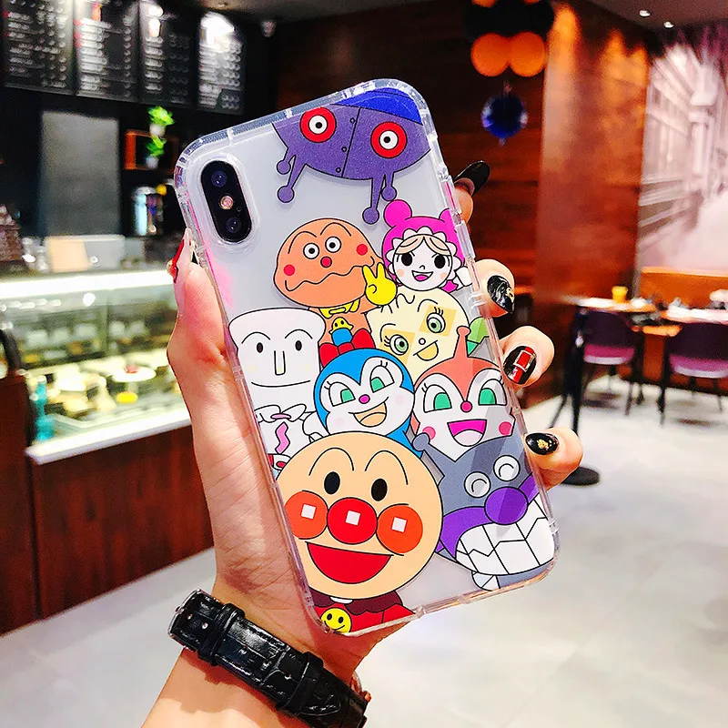 Забавный мультяшный хлеб Anpanman Прекрасный Мягкий ТПУ чехол для мобильного