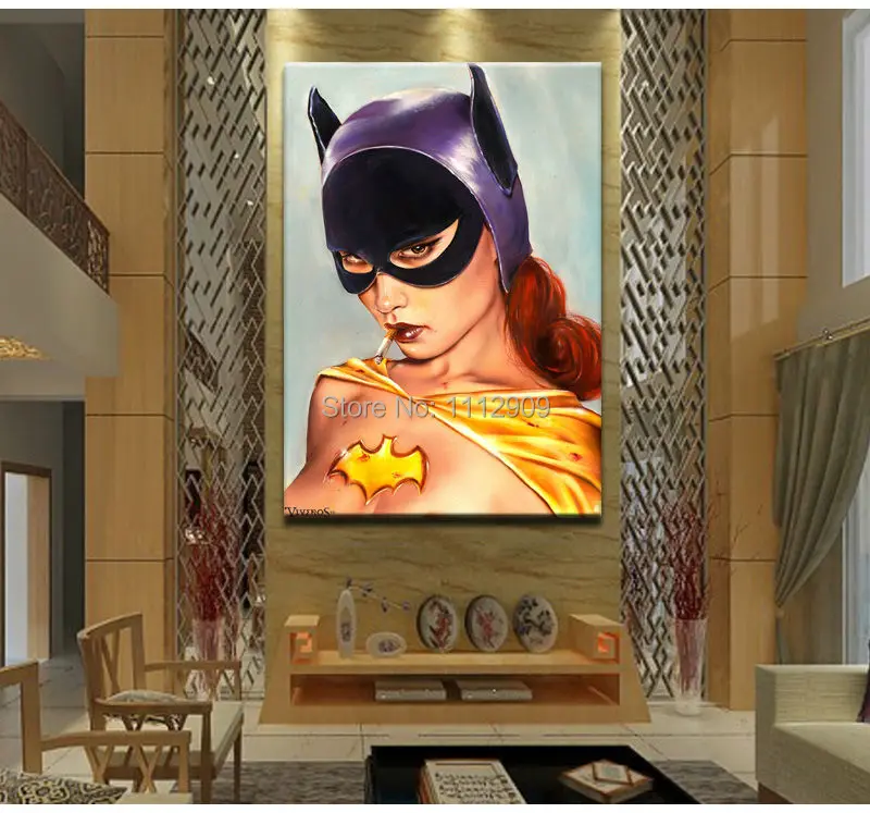 Ручная роспись знаменитой репродукции картин Brian M красивая сексуальная девушка