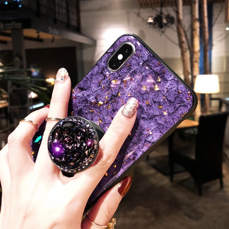 Блестящий чехол для iPhone 11 pro max 6 6s 7 8 Plus X XR XS Max роскошный из ТПУ с веревочной