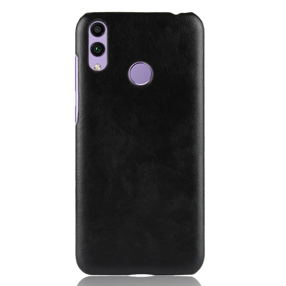 Для Huawei Honor 8C чехол 6 26 дюймов роскошный Личи Striae искусственная кожа Твердый для
