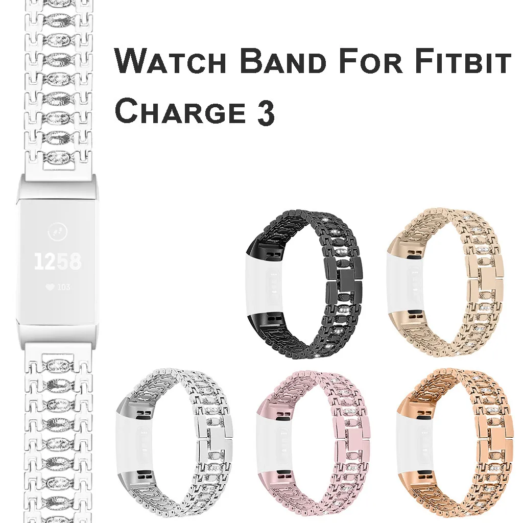 Металлический браслет из нержавеющей стали ремешок для Fitbit Charge 3 Смарт-часы для iwatch серии 4 40 мм 44 мм#20