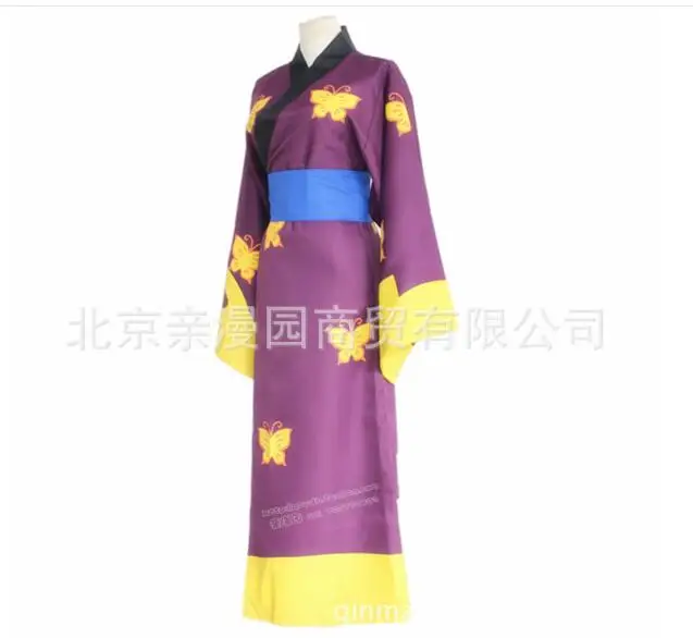 Аниме GINTAMA костюм для косплея мужской японский кимоно костюмированной вечеринки