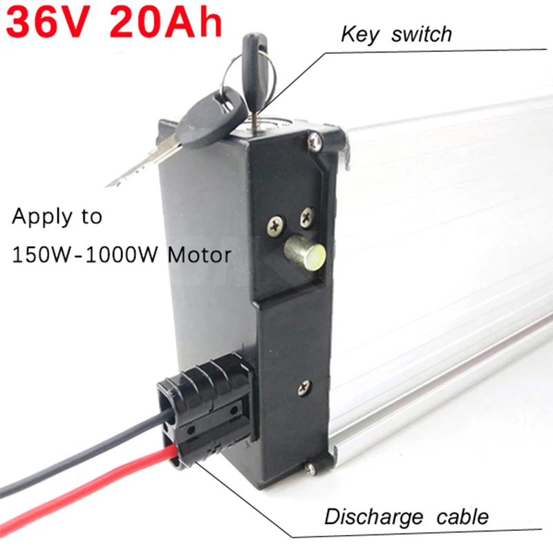 36V 20Ah 1000W 500W электрический велосипед батарея E скутер Серебро Рыба комплект