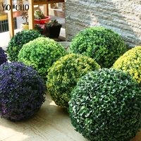 yo cho artificial plants large green imitation plastic grass boule for home garden outdoor decoration fake flower ball