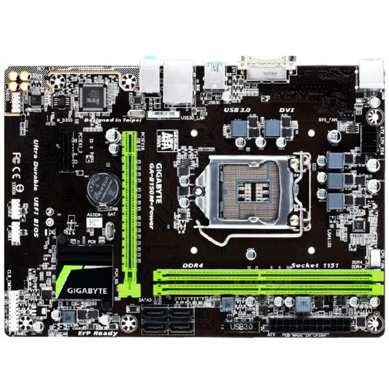 Для LGA1151 для Gigabyte GA B150M power оригинальный использоваться настольных ПК B150