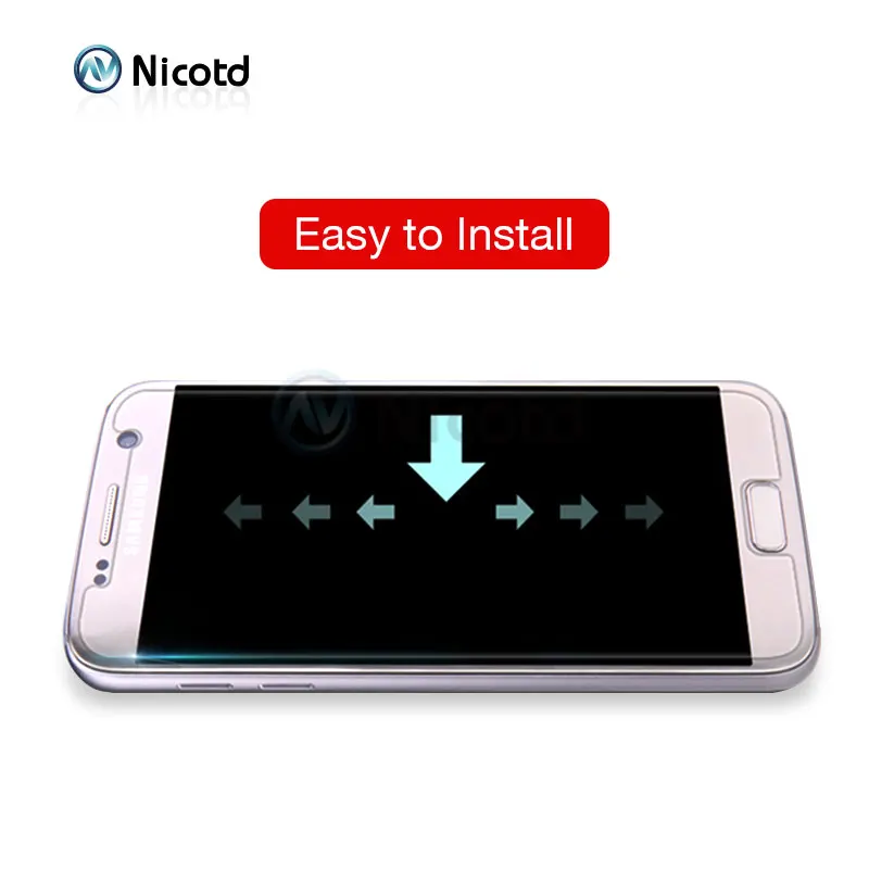 Закаленное стекло Nicotd для Samsung Galaxy A3 A5 A7 J3 J5 J7 2017 2015 2016 0 26 мм 2.5D защита экрана